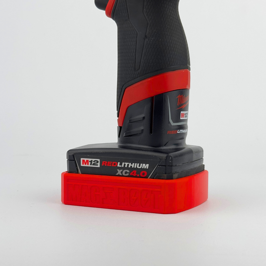 MAG-BOOT Magnetic Battery Cover - Milwaukee M12 XC3.0/4.0/6.0