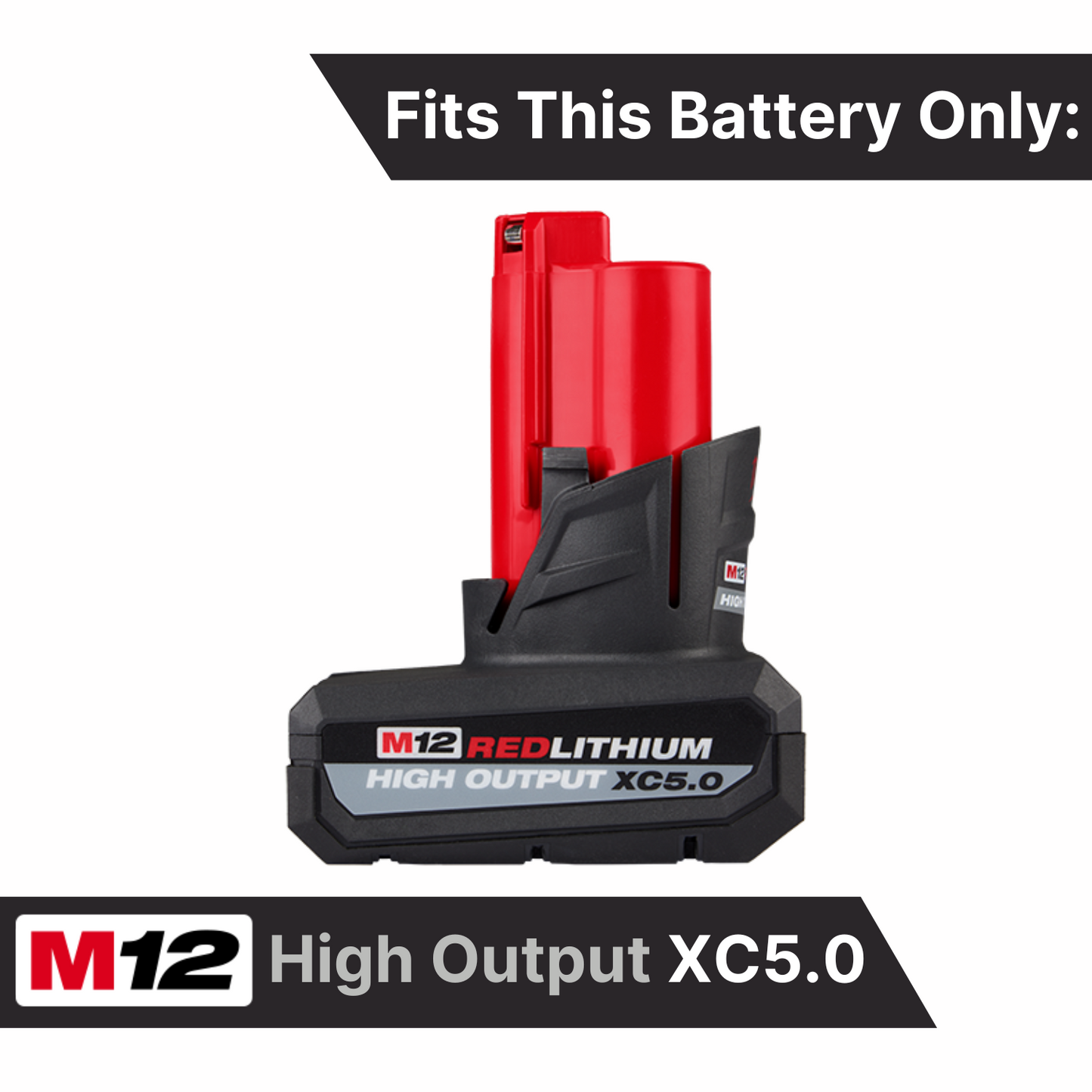 MAG-BOOT Magnetic Battery Cover - Milwaukee M12 High Output XC5.0