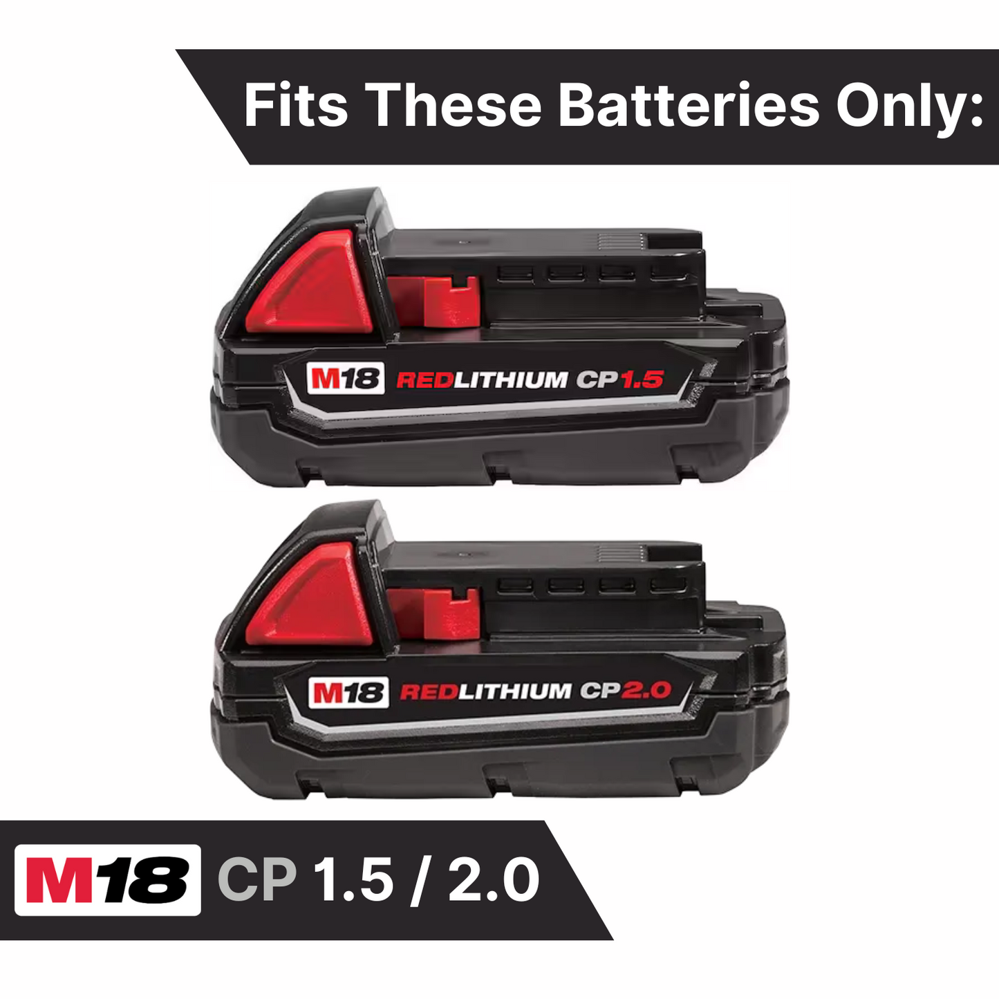 MAG-BOOT Magnetic Battery Cover - Milwaukee M18 CP1.5/2.0