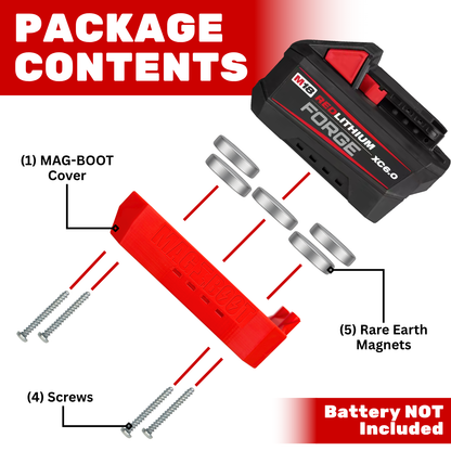 MAG-BOOT Magnetic Battery Cover - Milwaukee M18 FORGE XC6.0