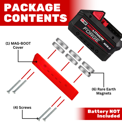 MAG-BOOT Magnetic Battery Cover - Milwaukee M18 FORGE XC8.0