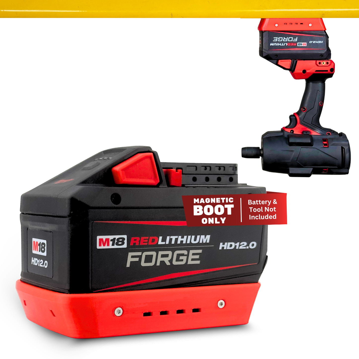 MAG-BOOT Magnetic Battery Cover - Milwaukee M18 FORGE HD12.0