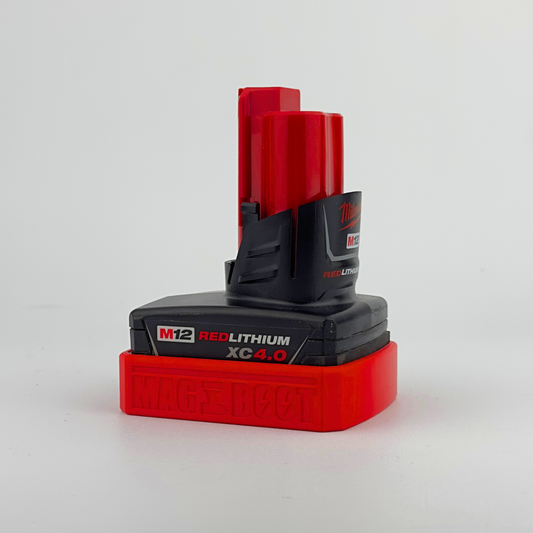 MAG-BOOT Magnetic Battery Cover - Milwaukee M12 XC3.0/4.0/6.0
