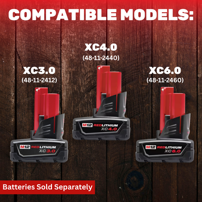 MAG-BOOT Magnetic Battery Cover - Milwaukee M12 XC3.0/4.0/6.0