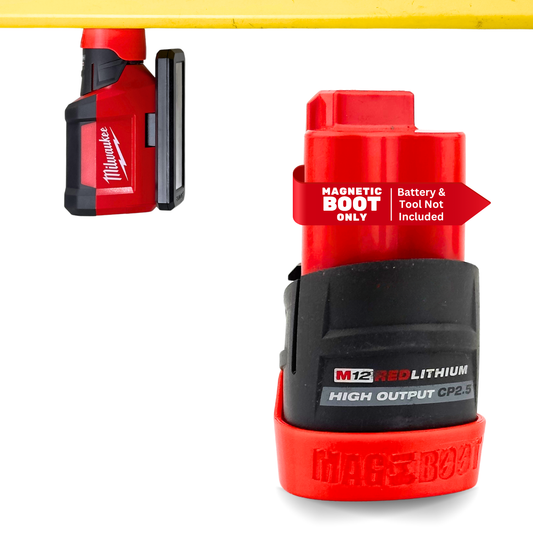MAG-BOOT Magnetic Battery Cover - Milwaukee M12 High Output CP2.5