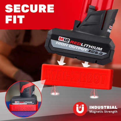 MAG-BOOT Magnetic Battery Cover - Milwaukee M12 High Output XC5.0