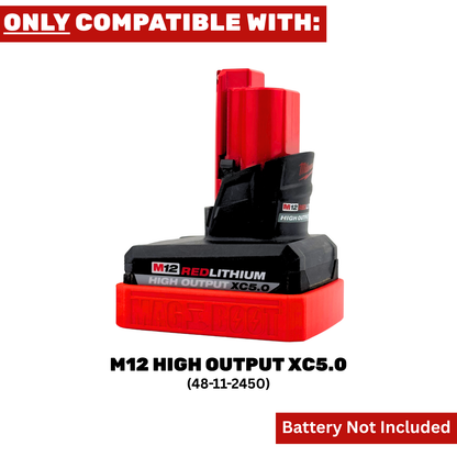MAG-BOOT Magnetic Battery Cover - Milwaukee M12 High Output XC5.0
