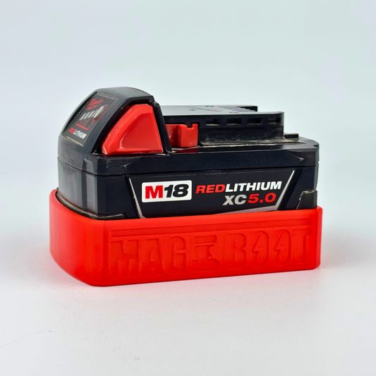 MAG-BOOT Magnetic Battery Cover - Milwaukee M18 XC3.0/4.0/5.0/6.0