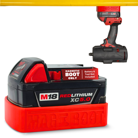 MAG-BOOT Magnetic Battery Cover - Milwaukee M18 XC3.0/4.0/5.0/6.0