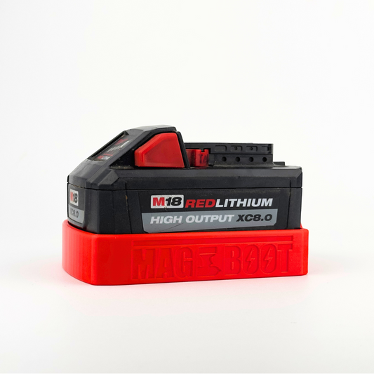 MAG-BOOT Magnetic Battery Cover - Milwaukee M18 High Output XC6.0/8.0
